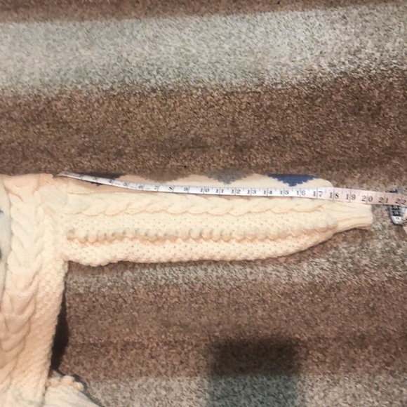 Lochcarron Men’s Hand Knitted Pure Wool Button Down Argyle Cardigan size Small - Picture 16 of 16